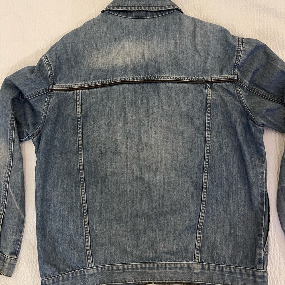 Vintage Jean Jacket Large - Picture 8 of 9